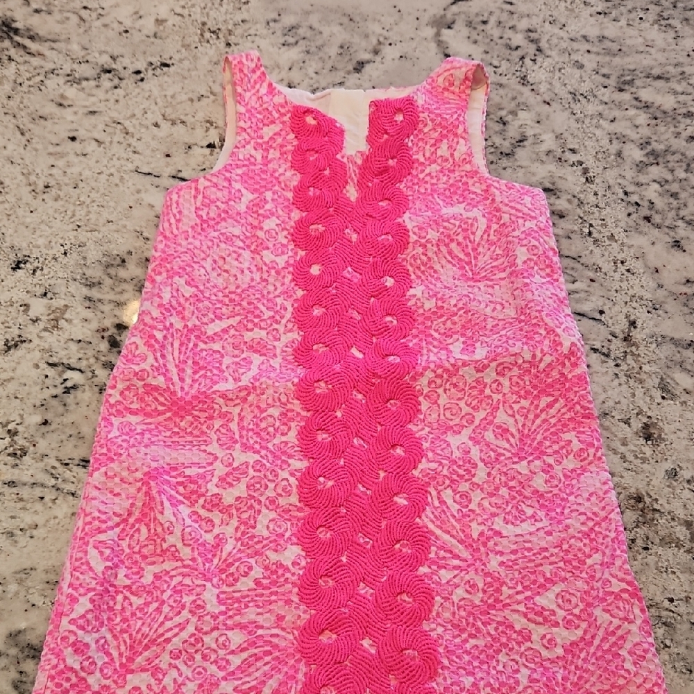 Lilly Pulitzer Pink Floral Kids Dress